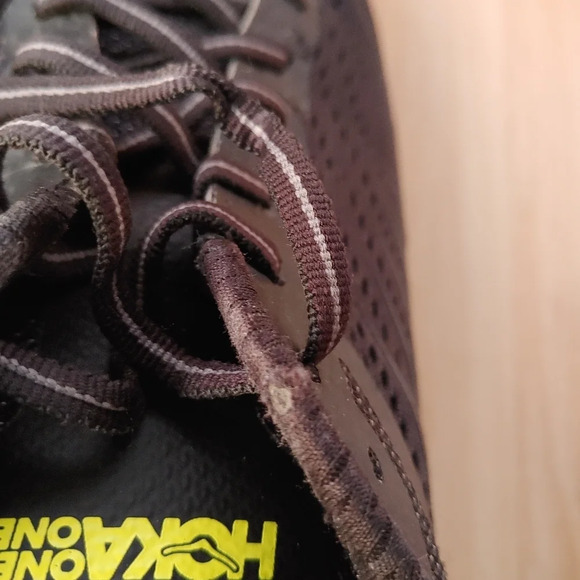 Hoka One One Arahi 4 Running Shoes Mens Size 10 Black and florescent Athletic - Picture 6 of 8